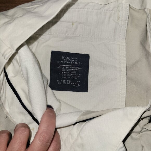 Polo Ralph Lauren Pants Mens 36x30 Tan Stretch Custom Fit Double Button - Picture 11 of 16